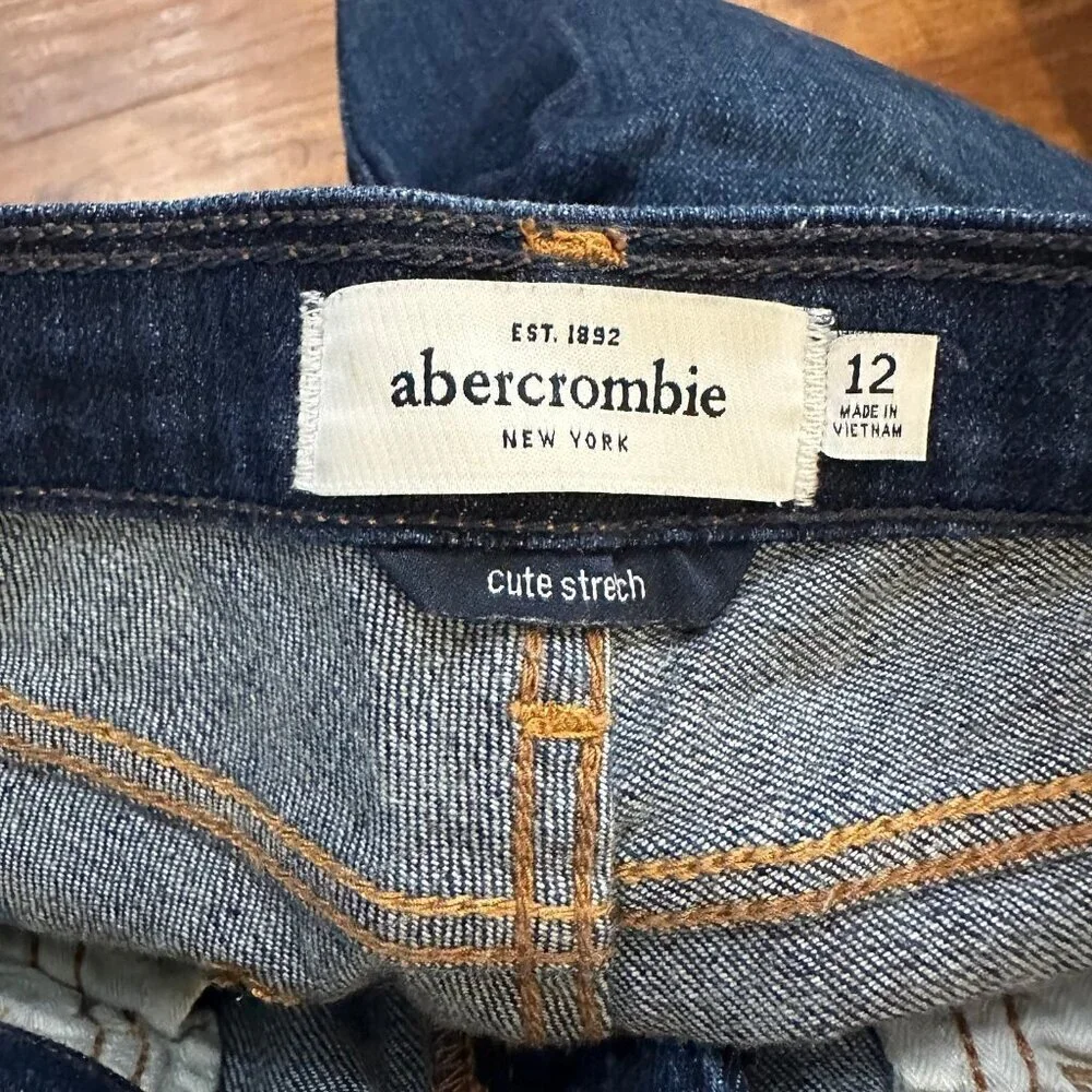 Abercrombie kids Bermuda Jean shorts